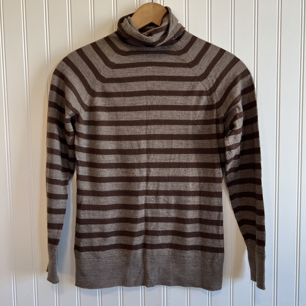 John Smedley One  sweater‎ women's striped Marino wool extra small flawed